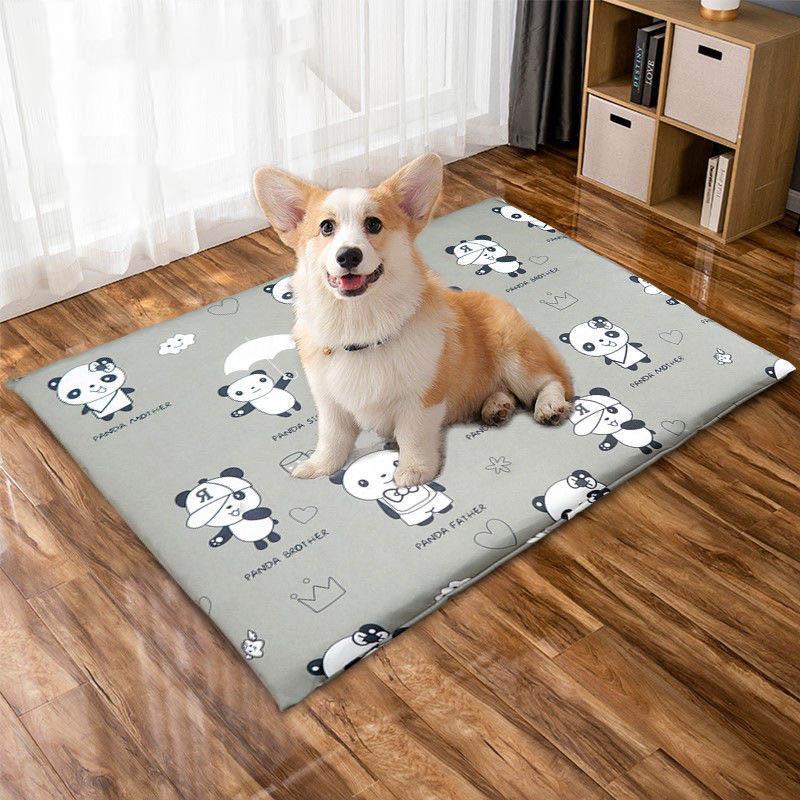 Removable and Washing Dog Sleep Pad Large Pet Wick Pad Breathable To Bite Without Sticky Removal Winter Thickening Warm