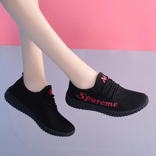 Women's Shoes Cloth Shoes Spring Autumn Single Shoes Soft Sole Versatile Casual Sneakers