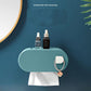 Tissue Box Drawer Paper Box Wall Mounted Remote Control Storage Wet Wipes Box Organizer Living Room Bathroom Toilet Multifunctional Paper Drawer Box