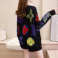 Men and Women Printed Pullover Sweater Students All-match Knit Sweater Shirt Unisex Knitwear Jumper College Style