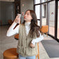 Spring and Autumn Cardigan Knitted Vest Simple Solid Color Sleeveless Top Casual Outer Women's Sweater