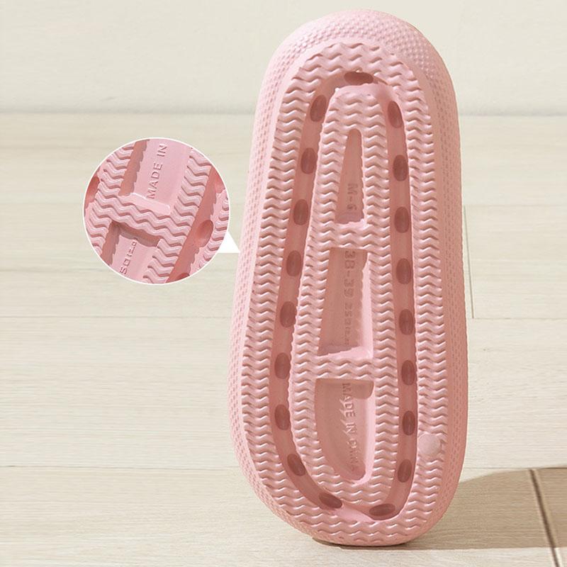 Slippers Women Summer 4CM Soles Soft Non-slip Shoes Outdoor Increased Slippers Wear-resistant Home Shoes Couple Shoes Unisex