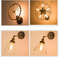 Retro LED wall lamp living room bedroom bedside TV background wall industrial style decorative lamps