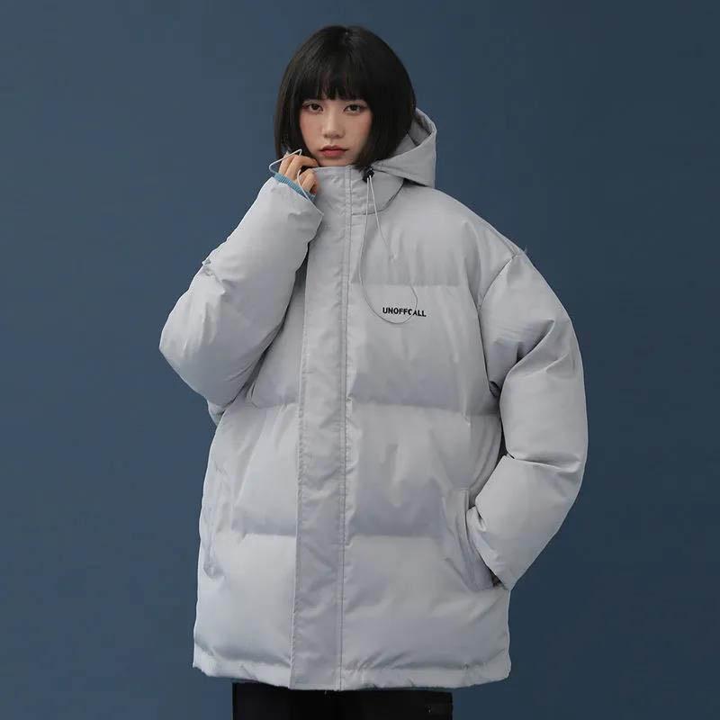 Women's Down Padded Jacket Loose Bread Coat Winter Coat Short Small Quilted Jacket Tide