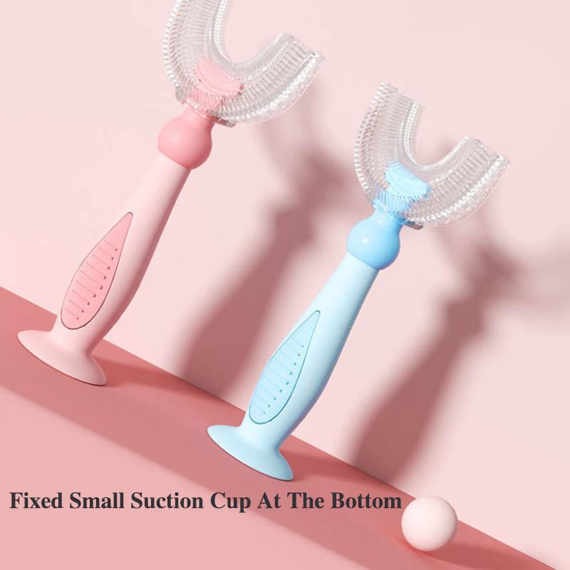 Children's U-shaped Super Soft Bristled Nano-toothbrush for Infants 2 To 6-year-old High-end Baby Small-head Toothbrush Nano