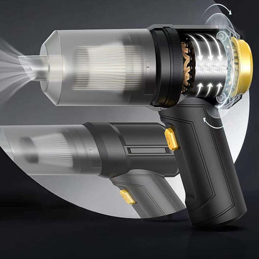 Car Wireless Vacuum Cleaner Powerful and Large Suction Power In Small Cars Handheld Dual-use Mini Charging