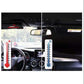 Car Sun Visor Double Ring Folding Storage Silver-plated Cloth Sunshade Block Light Black Bottom Heat Insulation Summer Car Interior Cooling Supplies