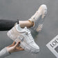 White Sneakers Women Shoes Chunky Sneakers Shoes Woman Tenis Feminino Breathable Mesh Dad Shoes