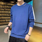 Sweater Men's Winter Warm and Comfortable Top Casual Round Neck Long-sleeved T-shirt Pullover Bottoming Shirt