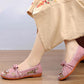 Old Beijing Cloth Shoes Women's Shoes Spring and Autumn Embroidered Shoes Women Flat Bottom Casual Ethnic Style Mother Shoes Women