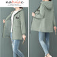 Spring and Autumn Windbreaker Hooded Jacket Loose Casual Mid-length Temperament All-match Jacket Women