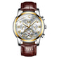 High Quality Men's Watch Hollow Engraving Case Number Skeleton Dial Mechanical Watch Male Clock