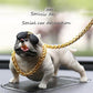Car Decoration Creative Sunglasses Dog Car Central Control Personality Decorative Toy Car Supplies Small Decoration