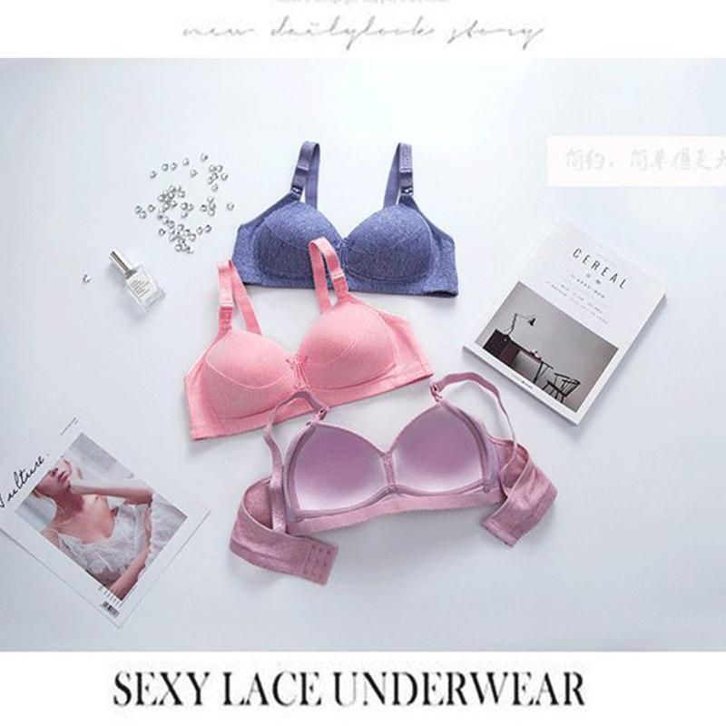 Middle-aged Underwear Women's Large Size Thin No Rims Mother's Bra Adjustment Anti-sagging Bra and Breast Gathering Bra