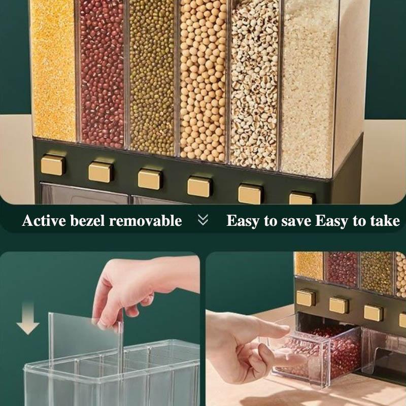 Piped Rice Barrel Home Anti-moisture Moisture Seal Rice Cylinder Rice Box Reservoir Barrel Storage Box Multi-grain Hybrid Can