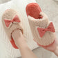Autumn and Winter Pure Cotton Slippers Indoor Non-slip Soft-soled Shoes Warm Simple Plush Cotton Shoes