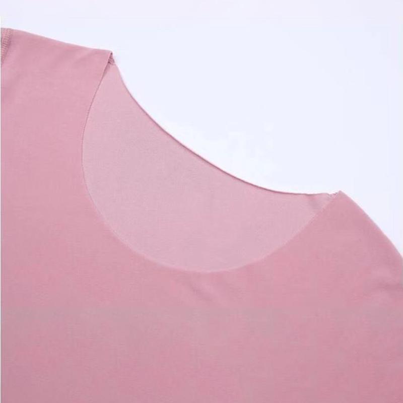 Women Winter Thermal Underwear O-neck Tops Pants Female Autumn Tight Suit Thicken Windproof Comfortable Soft Lining Long Sleeve High Elasticity Slim