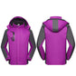 Winter Hooded Jackets Windproof Wearable Mountaineering Jacket Thicken Warm Waterproof Ski Jacket Outdoor Sports