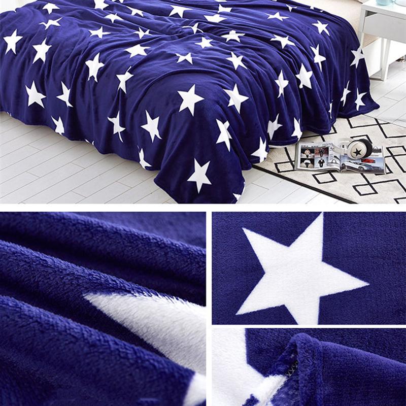 Skin-friendly Summer Blanket Flannel Sheets and Blankets Four Seasons Coral Fleece Napping Blanket