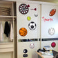 [sticker ]Various Ball Wall Stickers For Kids Rooms Baby Room Nursery Kitchen Living Room Bedroom F