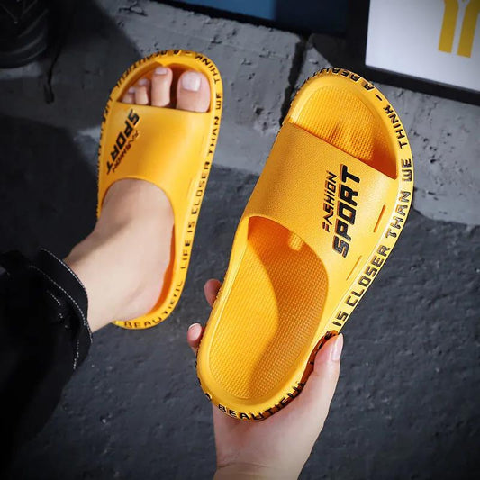 Men's Spring and Summer Slippers Indoor Non-slip Plastic Soft Bottom Slippers