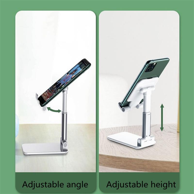 Universal Foldable Phone Stand Support Desk Mobile Phone for IPhone IPad Adjustable Metal Desktop Tablet Holder