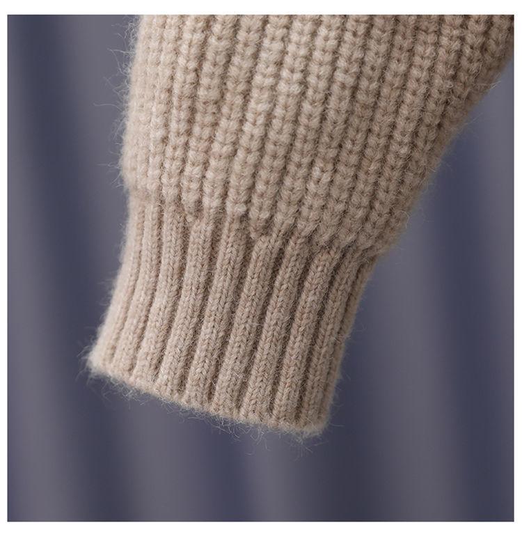 Children's Fall/winter Warmth Hooded Boy Sweater Fashionable Foreign Wild Baby Wool Sweater