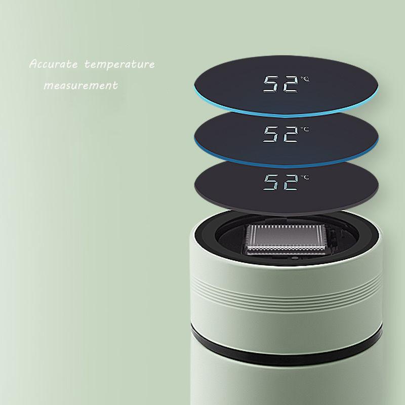 Intelligent Thermos Coffee Bottle Chinese Classical Style LED Touch Display Stainless Steel Thermal Cup Tea Mug Water Bottles Portable Business Cup