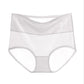5Pcs/Set Women's Spring and Summer Large Size Causal Thin Briefs High Waist Solid Color Seamless Panties