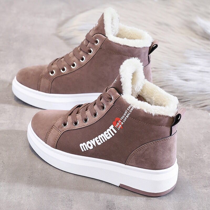 Winter Plus Velvet Thick All-match Warm Shoes Autumn and Winter Shoes Snow Boots Women