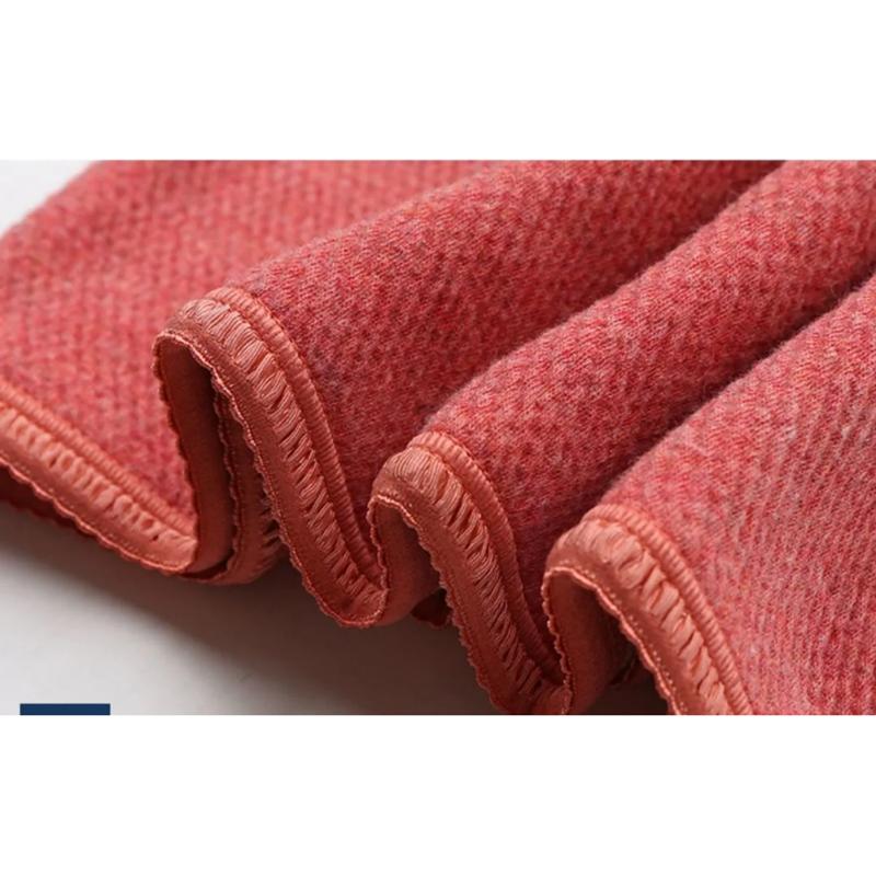Women's Thermal Underwear Body Temperature Underwear Cotton Wool Thick Autumn and Winter Round Neck Bodysuit Long Sleeves Warm Pajamas Slim Trousers
