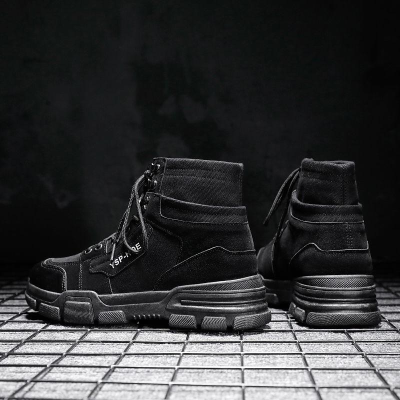Autumn Winter Men Ankle Snow Boots Anti-Skidding Motorcycle Warm Boots High Quality Fashion Shoes