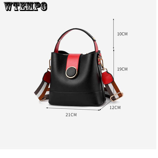 Handbags Women's Bags Casual Temperament Trend Wild Wide Shoulder Strap Messenger Bag