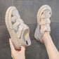 Summer Women's Sandals Fashion Outer Wear Baotou Hole Shoes Hollow Women's Shoes Beef Tendon Soft Bottom Beach Shoes Women