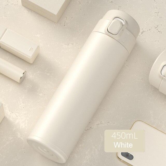 Insulated Water Bottle Stainless Steel Tumbler Korean Coffee Cup Travel Thermos Mug Water Jug Milk Juice Drink Bottle