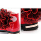 Children's Leather Shoes Girls' Spring and Summer Leather Shoes Princess Shoes Solid Color Big Flower Soft Soled Performance Shoes