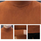 WTEMPO Men Pullover Solid Color Half Turtleneck Sweater Winter Warm Knitted Sweater Soft Casual Pullover