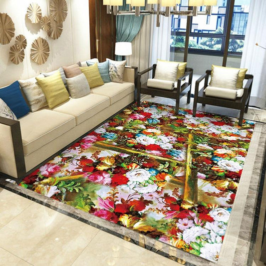 Chinese Style 3D Printing Carpets and Rugs Living Room Sofa Coffee Floor Mat Table Bedroom Carpet