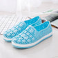 Women's Spring Summer Large Size Flat Shoes Solid Color Non-Slip Waterproof Breathable Slip-On Single Shoes