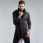 Men's Cashmere Silk Scarf Pure Color Classic Winter Scarf Stole Wraps Shawl Xmas Gift