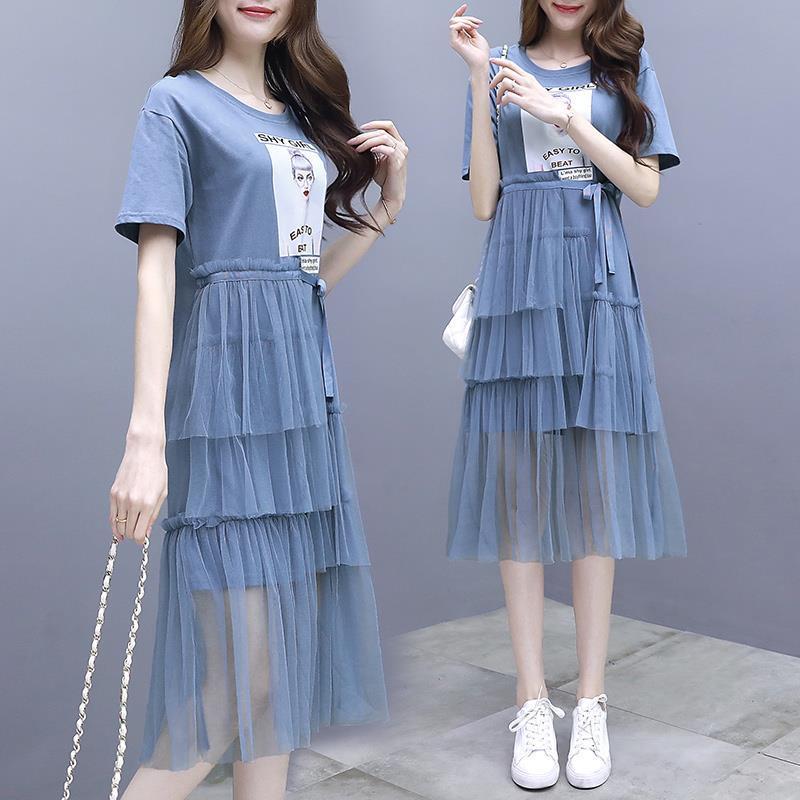 Women Chiffon Deep  Dress Floral Print Sleeveless Dress Beach Maxi Party  Elegant Dress