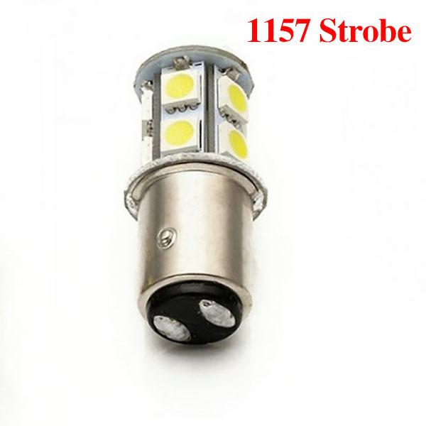 12V 100W LED Car Rear Tail Light 6000K 1156/1157 Natural Light/ Strobe Light Car Light Bulb Red/white