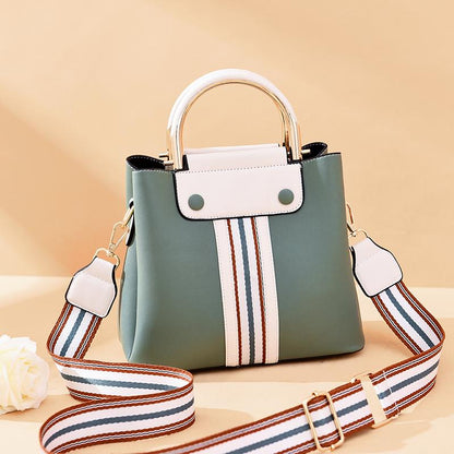 Women Three-layers Waterproof  Crossbody Bag Genuine Leather Hand Bag Multifunction Shoulder Bag