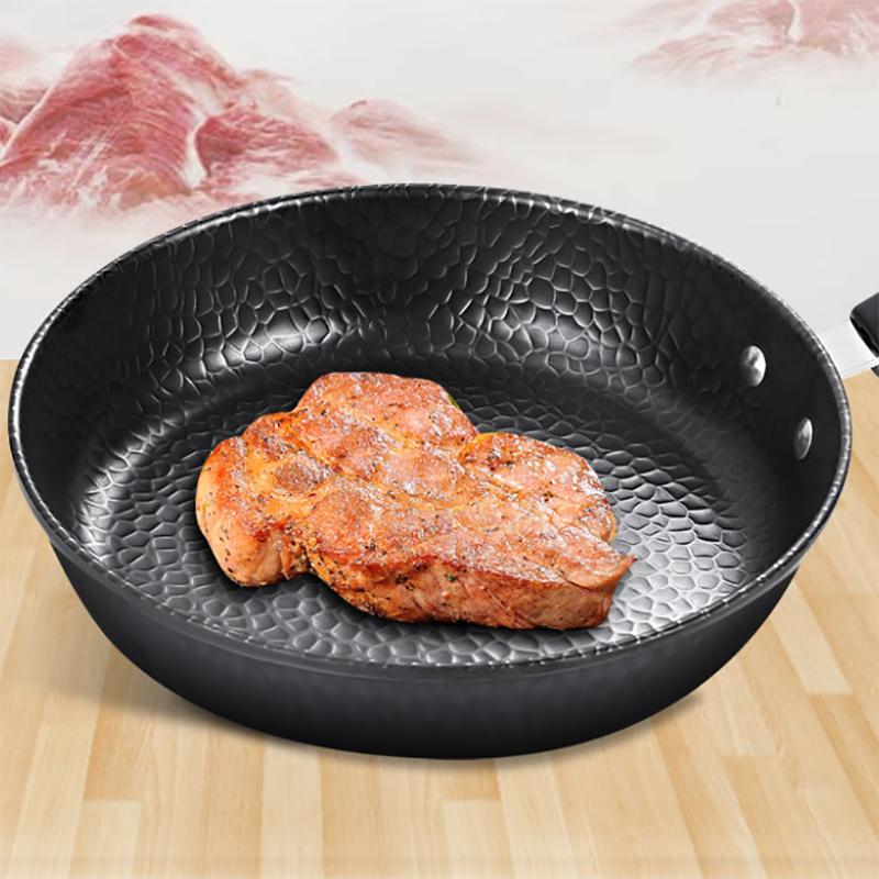 Uncoated Healthy Frying Pan Zhangqiu Iron Pot Hand-forged Frying Pan Omelette Pancake Pan Induction Cooker Universal