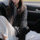 Openwork knitting T Shirt Casual Loose Clothes Tops Pure color Leisure Long Women Pullover Tee