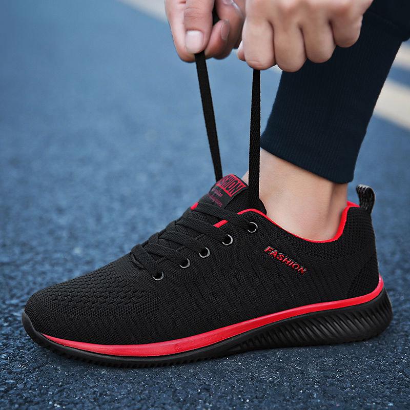 Plus Size 36-48 Men Sneakers Running Basketball Shoes Non-slip Shockproof Lightweight Mesh Shoes