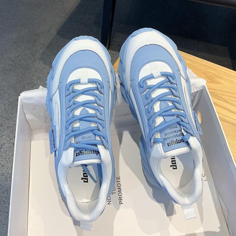 Fashion Student Breathable Shoes Spring and Summer Versatile Platform Sneakers Casual Outdoor Running Shoes