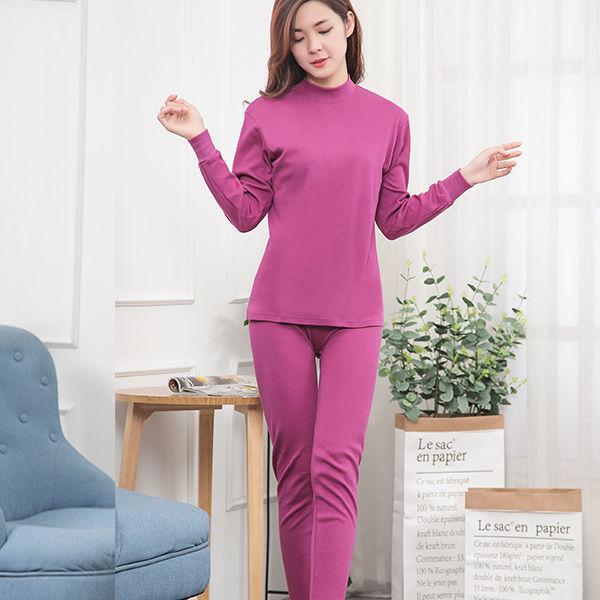 Winter Women's Autumn Clothes and Long Trousers Thin Cotton Large Size Thermal Underwear Suit Cotton Sweater