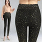 Women's High Elastic Leggings Autumn and Spring Ladies Plus Velvet High Waist Large Size Elastic Waist Slim All-match Tights