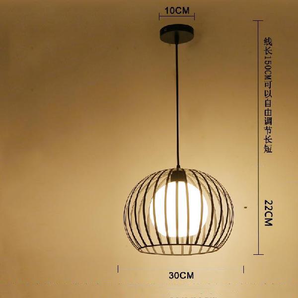 Loft Retro Industrial Coffee Hall Bar Iron Chandelier Chandelier Single Head Village Restaurant